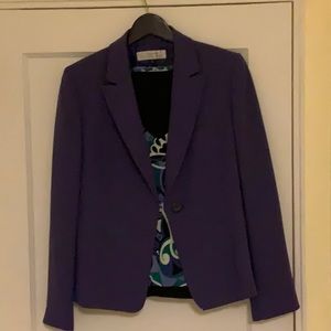 Arthur S Levine, size 10, Purple/Black Pant Suit
